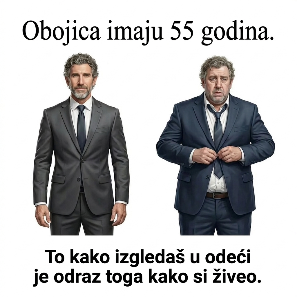 Obojica imaju iste godine. Jedan živi. Drugi preživljava. Razlika? Navike.