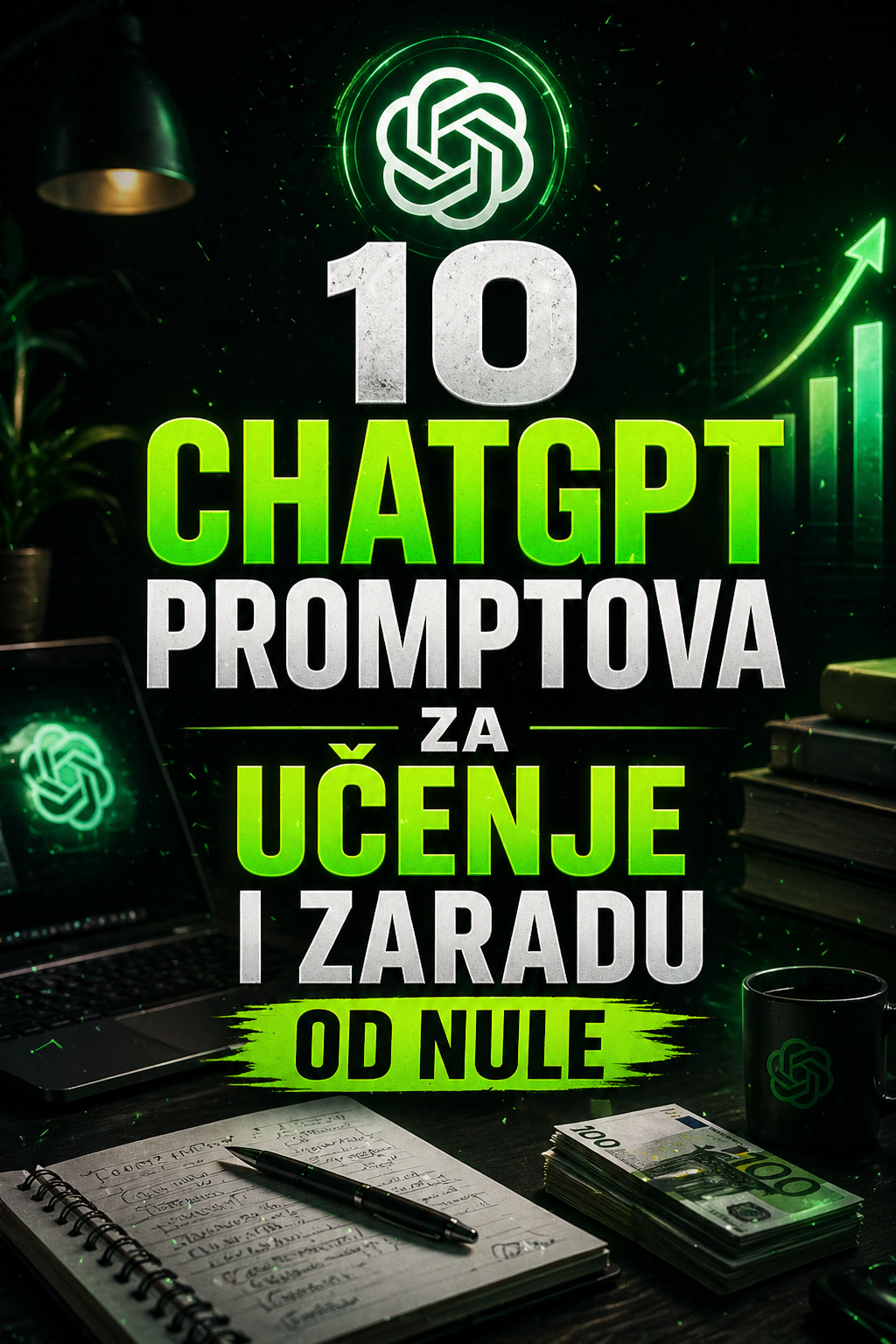 10 CHATGPT PROMPTOVA ZA UČENJE I ZARADU OD NULE