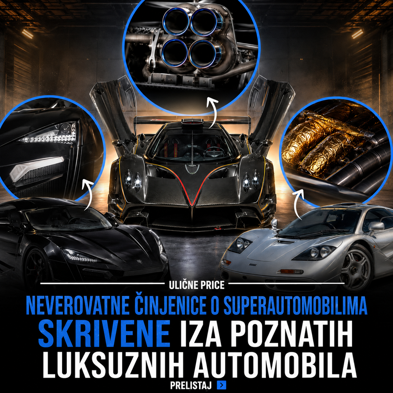 Neverovatne činjenice o superautomobilima skrivene iza poznatih luksuznih automobila